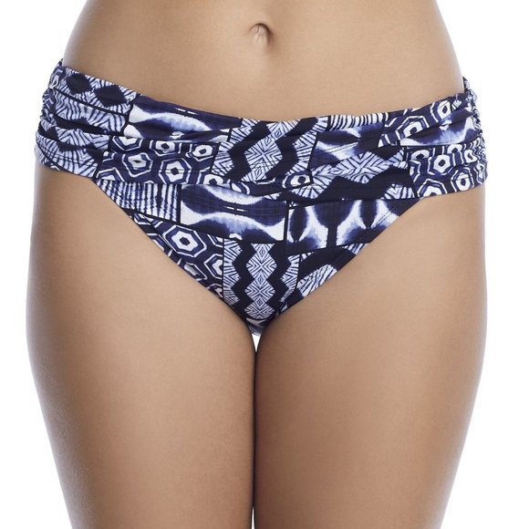 Bleu Rod Beattie Island Time Sarong Hipster Bikini Bottoms Size 12 - Picture 1 of 6
